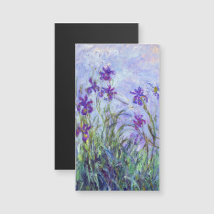 Claude Monet - Flieder-Iris / Iris Mauves Magnetkarte