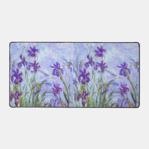 Claude Monet - Flieder-Iris / Iris Mauves Schreibtischunterlage