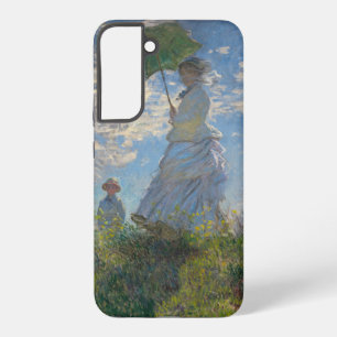 Claude Monet Frau mit einem Sonnenschirm Meisterwe Samsung Galaxy Hülle