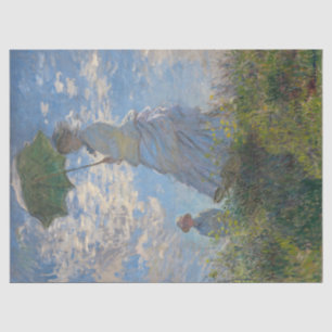 Claude Monet Frau mit einem Sonnenschirm Meisterwe Seidenpapier