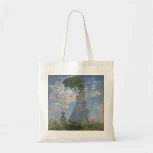 Claude Monet Frau mit einem Sonnenschirm Meisterwe Tragetasche