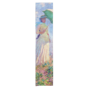 Claude Monet - Frau mit einem Sonnenschirm nach re Kurzer Tischläufer