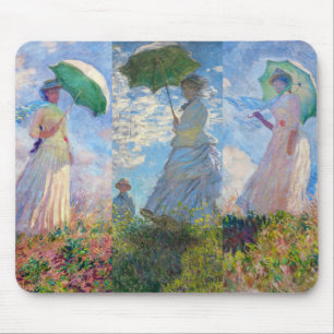 Claude Monet -  Frau mit einem Sonnenschirm Serie Mousepad