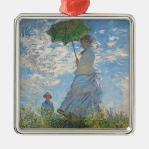 Claude Monet  Frau mit Parasol Ornament Aus Metall