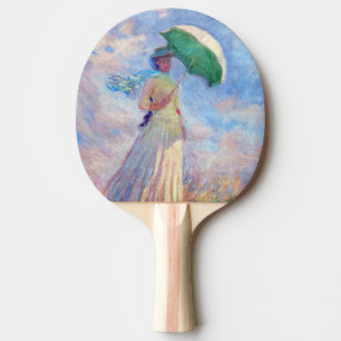 Claude Monet - Frau mit Sonnenschirm nach rechts Tischtennis Schläger