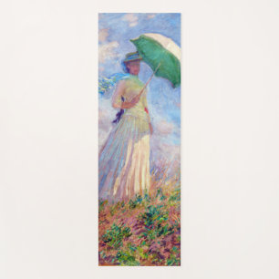 Claude Monet - Frau mit Sonnenschirm nach rechts Yogamatte