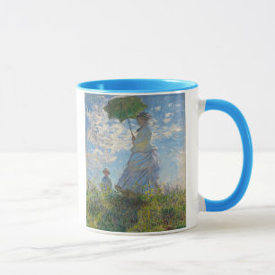 Claude Monet   Frau mit Sonnenschirm Tasse