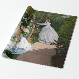 Claude Monet - Frauen im Garten Geschenkpapier
