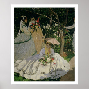 Claude Monet Frauen im Garten Poster