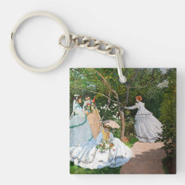 Claude Monet - Frauen im Garten Schlüsselanhänger