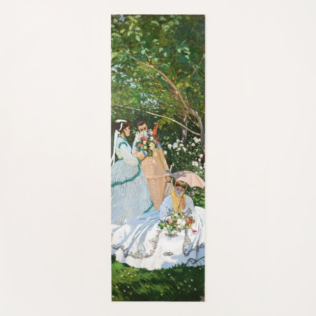 Claude Monet - Frauen im Garten Yogamatte (Vorderseite)