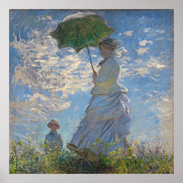 Claude Monet french famous painting fine art on  Poster (Vorne)