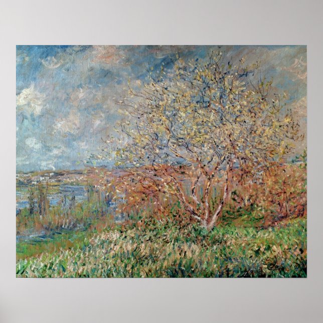 Claude Monet | Frühjahr Poster (Vorne)