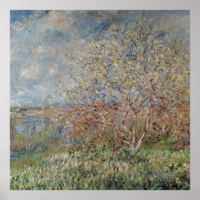 Claude Monet - Frühjahr Poster (Vorne)