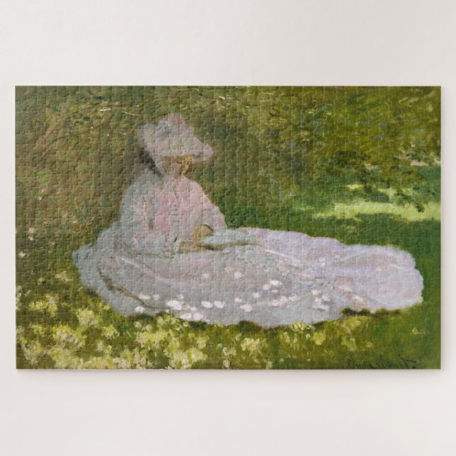 Claude Monet – Frühling (1872) (Horizontal)