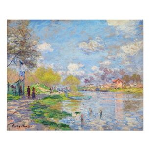 Claude Monet - Frühling an der Seine Fotodruck