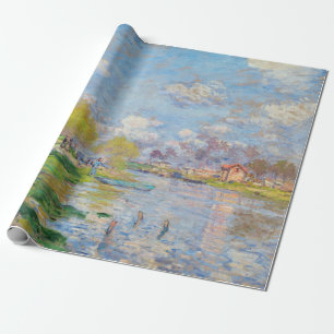 Claude Monet - Frühling an der Seine Geschenkpapier