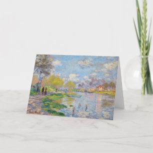Claude Monet - Frühling an der Seine Karte