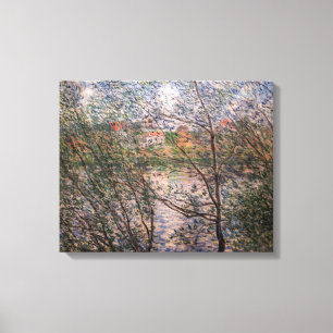 Claude Monet - Frühling durch die Zweige Leinwanddruck