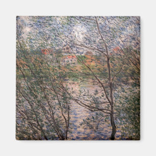 Claude Monet - Frühling durch die Zweige Magnet