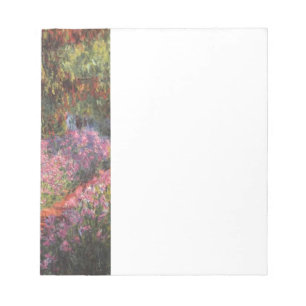 Claude Monet // Garden at Giverny Notizblock
