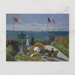 Claude Monet - Garten bei Sainte-Adresse Postkarte