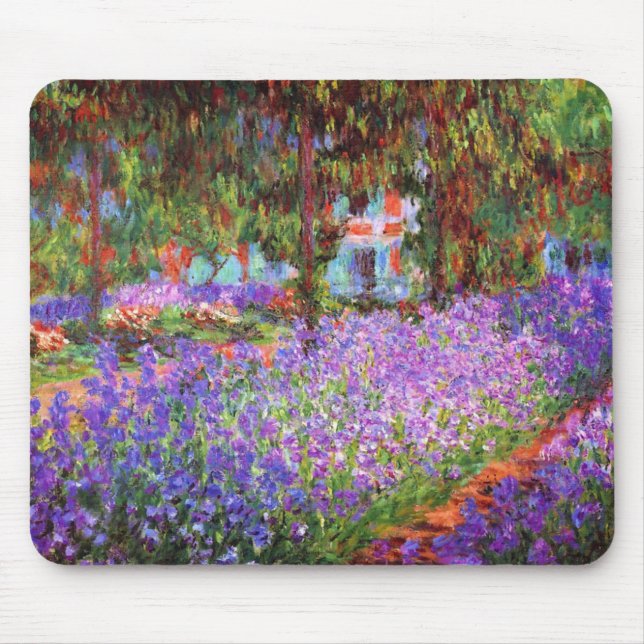 Claude-Monet-Garten in Giverny Mousepad (Vorne)