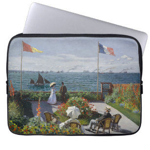 Claude Monet Garten in Sainte-Adresse Kunstprint Laptopschutzhülle