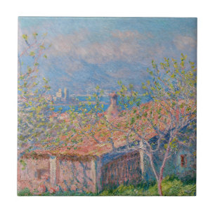 Claude Monet - Gärtnerhaus in Antibes Fliese