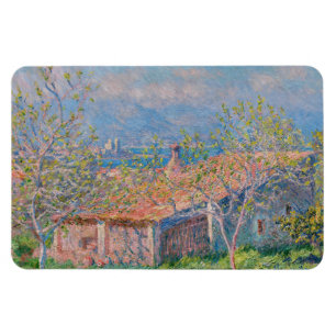 Claude Monet - Gärtnerhaus in Antibes Magnet