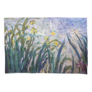 Claude Monet - Gelbe und Lila Irische Kissenbezug