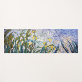 Claude Monet - Gelbe und Lila Irische Yogamatte
