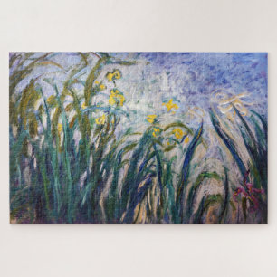 Claude Monet - Gelbe und violette Schwertlilien