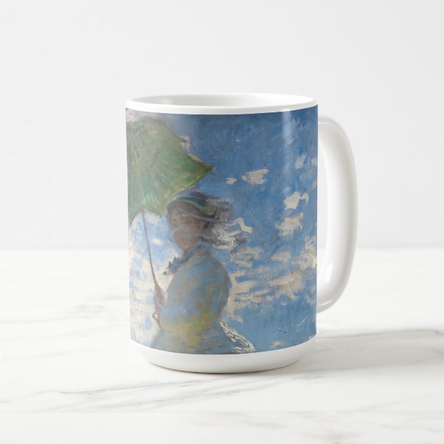 Claude Monet Gemälde von Lady mit Parasol Kaffeetasse (VorderseiteRechts)