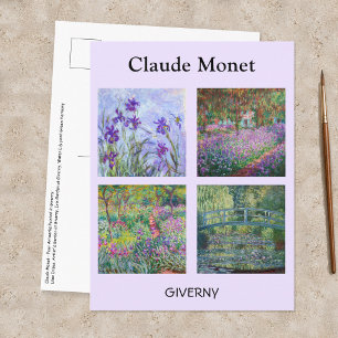 Claude Monet - Giverny Meisterwerke Auswahl Postkarte