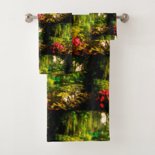 Claude Monet Giverny Pond Lilies Badhandtuch Set