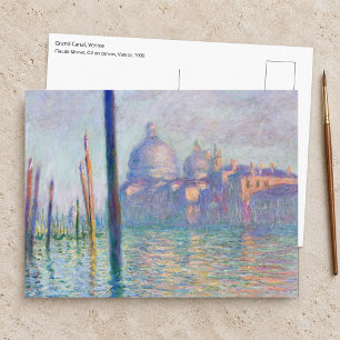 Claude Monet - Großer Kanal, Venedig Postkarte