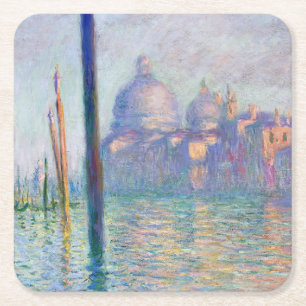 Claude Monet - Großer Kanal, Venedig Rechteckiger Pappuntersetzer
