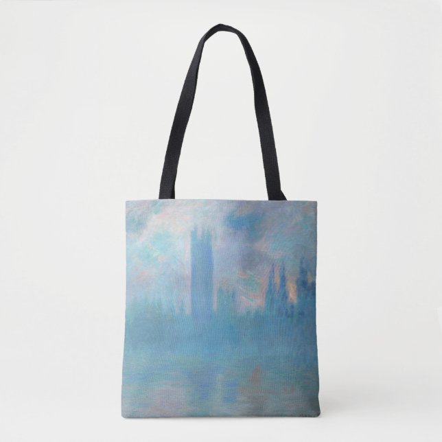 Claude Monet. Häuser des Parlaments London. Blau Tasche (Vorderseite)