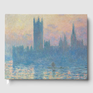 Claude Monet Häuser des Parlaments Sonnenuntergang Gästebuch