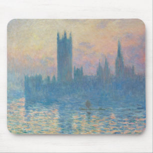 Claude Monet Häuser des Parlaments Sonnenuntergang Mousepad