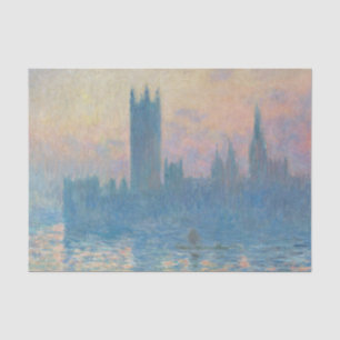 Claude Monet Häuser des Parlaments Sonnenuntergang Seidenpapier