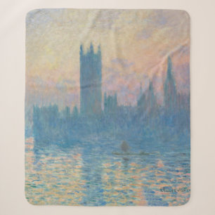 Claude Monet Häuser des Parlaments Sonnenuntergang Sherpadecke