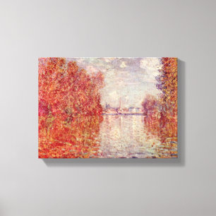 Claude Monet - Herbst in Argenteuil Leinwanddruck