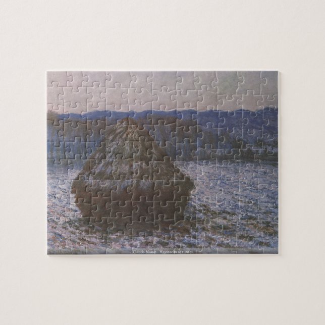 Claude Monet - Heuschober am (Horizontal)