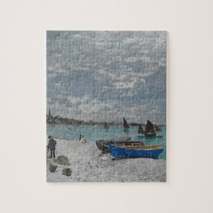 Claude Monet-Himmel bewölkt Boots-Schiffs-Seeozean