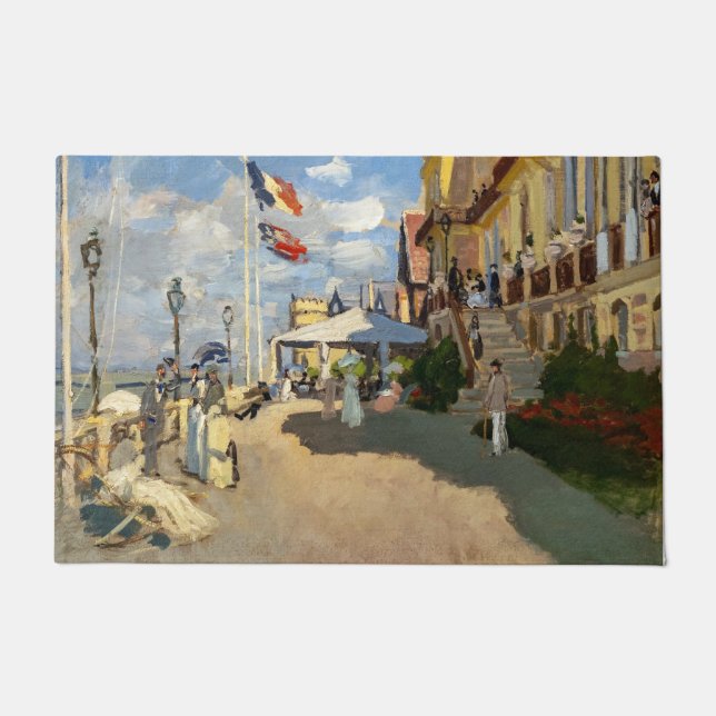 Claude Monet - Hotel des Roches Noires, Trouville Fußmatte (Vorderseite)