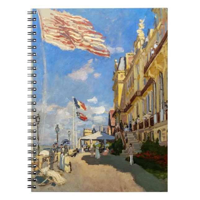 Claude Monet - Hotel des Roches Noires, Trouville Notizblock (Vorderseite)