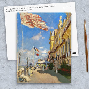 Claude Monet - Hotel des Roches Noires, Trouville Postkarte