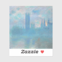 Claude Monet Houses of Parliament London. Blau